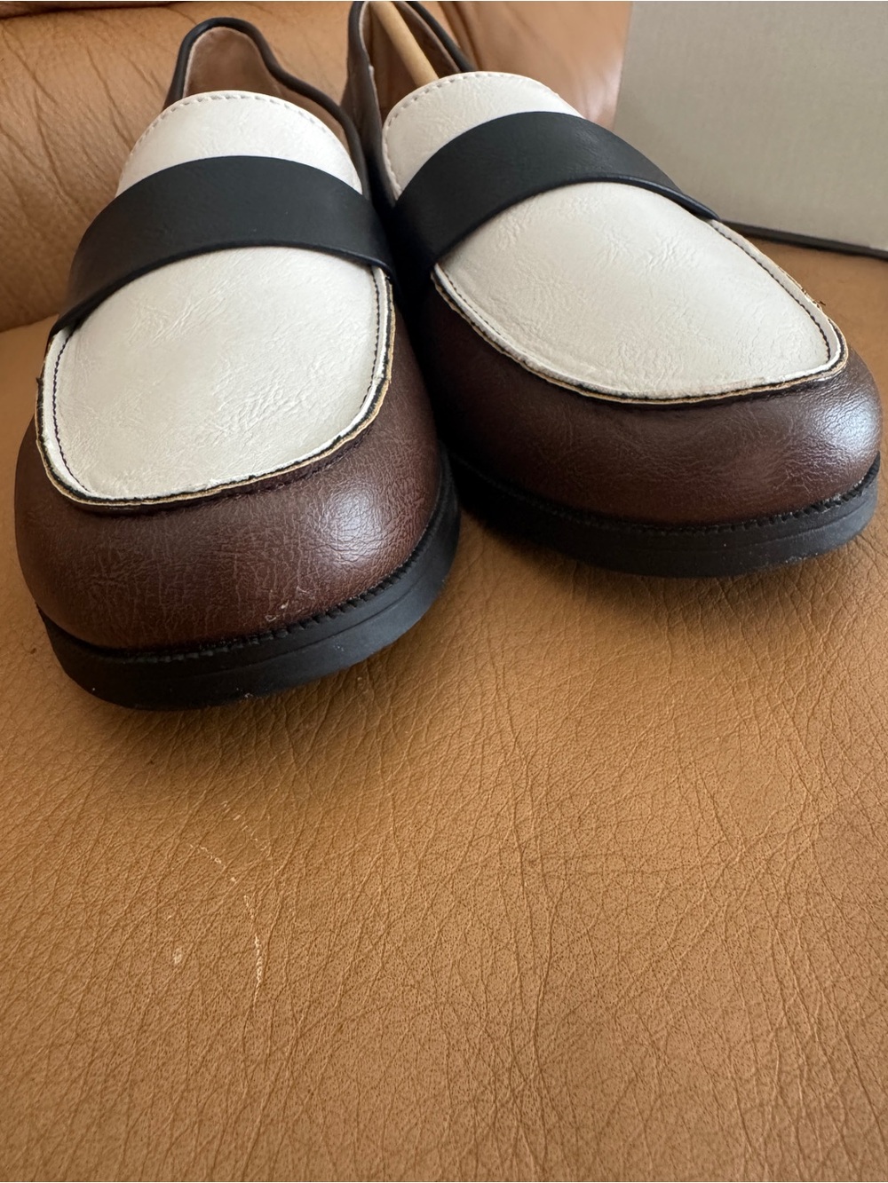 Life Stride Sonoma women's Loafers in Brown, Black & Cream Sz 8.5 - Picture 3 of 8